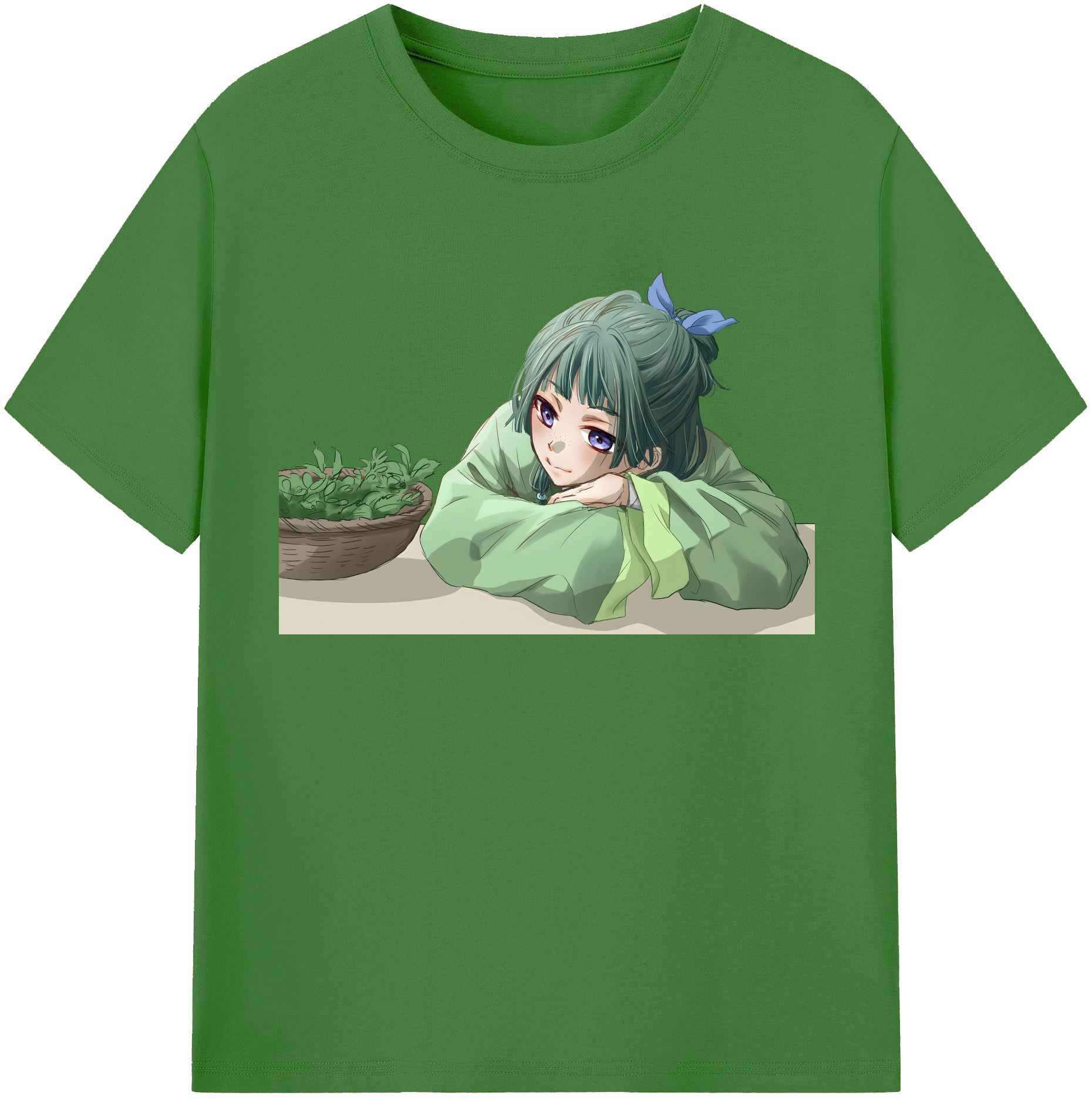 （画像用） 薬屋のひとりごと The Apothecary Diaries レディースカジュアルプリントTシャツ（綿100％）